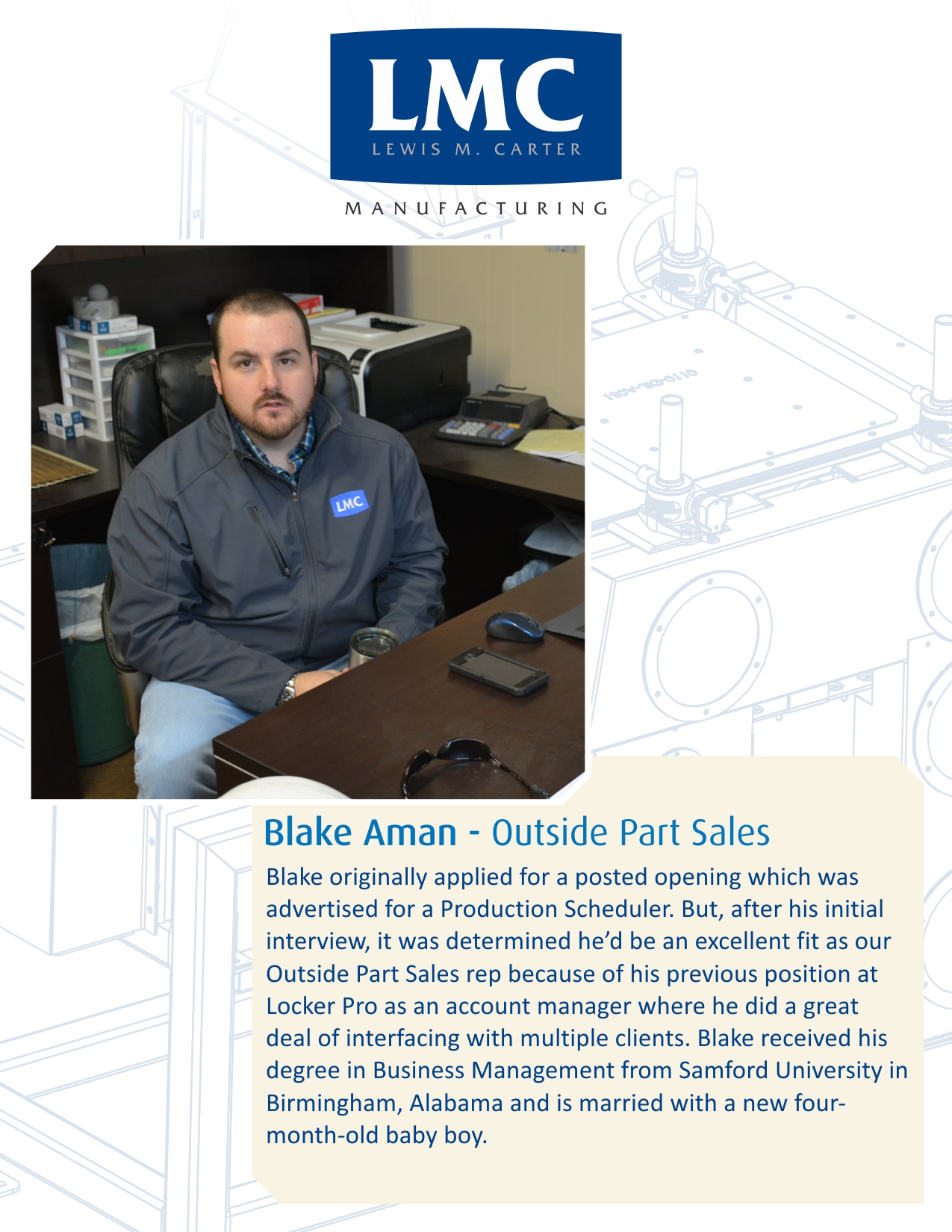 New Hire – Blake Aman