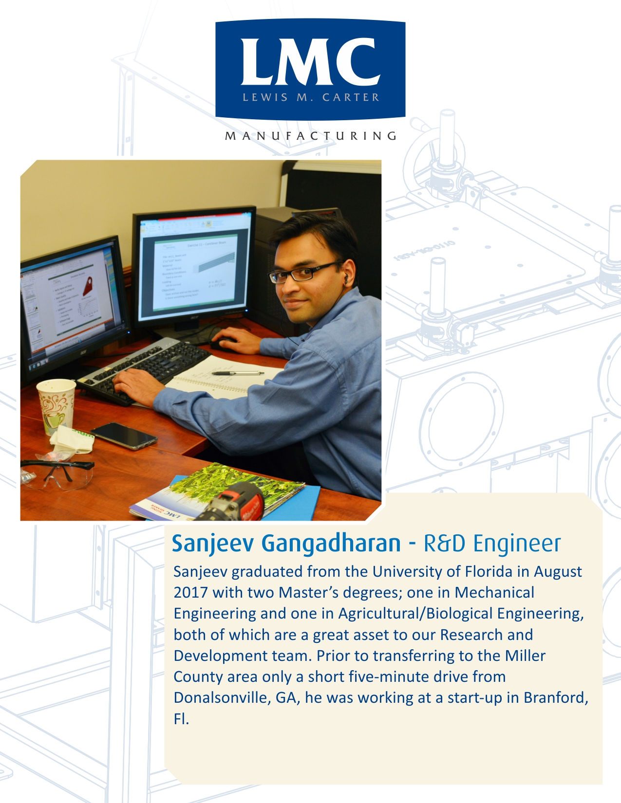 New Hire – Sanjeev Gangadharan