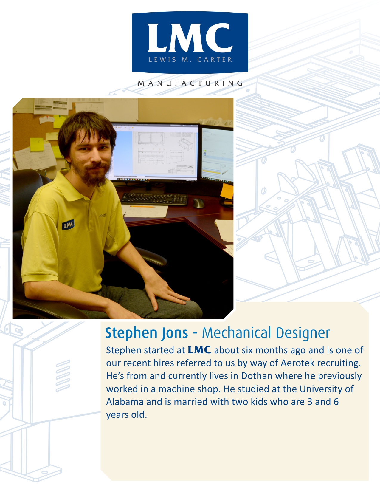 New Hire – Stephen Jons